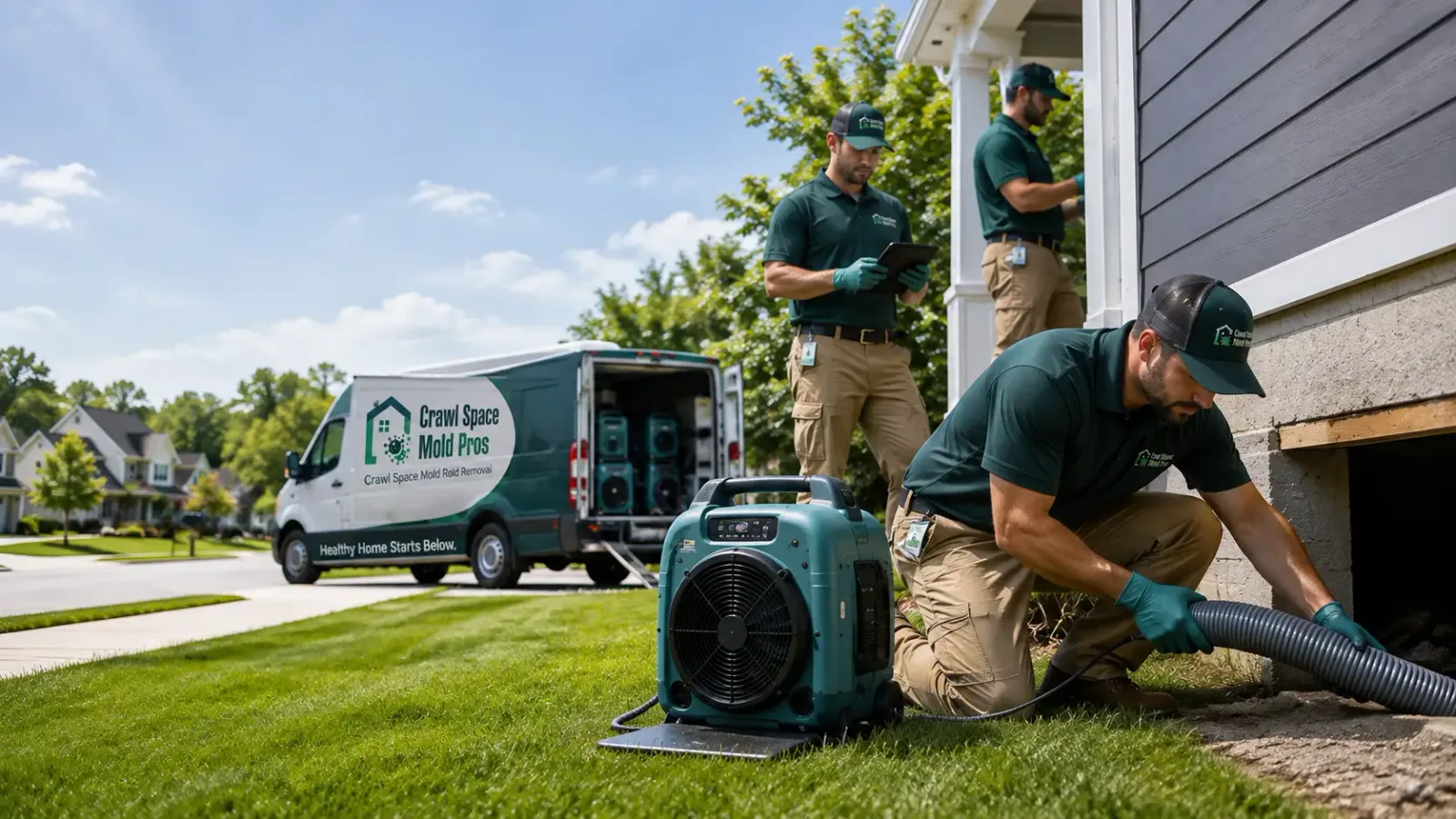 Crawl Space Mold Removal in Warsaw, OH